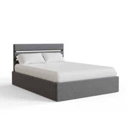 Gfw Hudson End Lift Ottoman Bed Double Grey - thumbnail 3