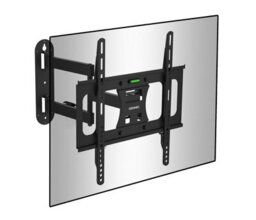 "Duronic Tvb109S Full Range Tv Bracket, Swivel And Tilt Wall Mount With Vesa 400X400 For Flat Screen Television 23-55"""