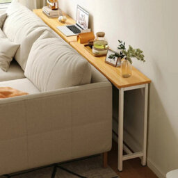 White 80Cm Console Table Narrow Console Table For Hallway Industrial Sofa Table - thumbnail 1
