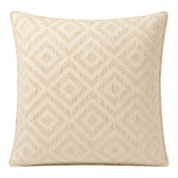 Neutral Geo Creme Jumbo Cushion Cover 60X60Cm Handmade Cotton Cover - thumbnail 9