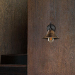 Pack Of 2 Brushed Copper Cone Pendant Light Shade Retro Easy Fit 18Cm Ceiling Lampshade For Bedroom Kitchen Dining Room - thumbnail 2