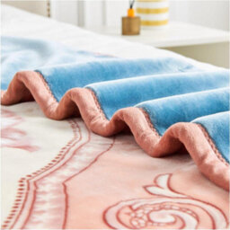 Gc Gaveno Cavailia Reversible Floral Heavy Blanket  200X240Cm Sherpa Fleece Insomnia Stress Fleece Heavy Weight Bed Blanket 5Kg - thumbnail 7