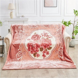 Gc Gaveno Cavailia Reversible Floral Heavy Blanket  200X240Cm Sherpa Fleece Insomnia Stress Fleece Heavy Weight Bed Blanket 5Kg - thumbnail 4