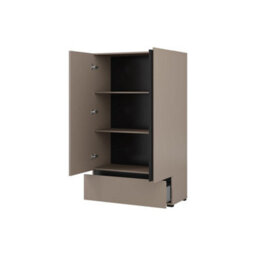 Arte Kross Tall Cabinet In Rich Congo - Elegant 89Cm Wide Highboard With Multi-Functional Storage - thumbnail 2