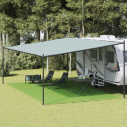 Berkfield Tent Carpet Light Green 400X700 Cm Hdpe - thumbnail 1