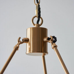 Loops Stylish 2 Pack Brass And Coral Pink Pendant Lights For Home Decor - thumbnail 7