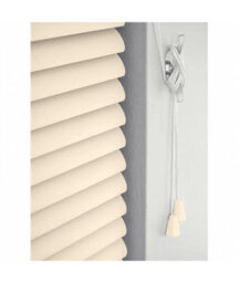 Cream Pvc Venetian Blind 152Cm Drop (25mm Slats) 60Cm Wide - thumbnail 2