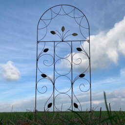 Selections Set Of 3 Leaf Design Metal Garden Trellis (120Cm X 50Cm) - thumbnail 4
