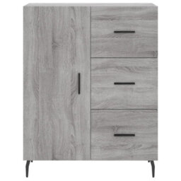 Berkfield Highboard Grey Sonoma 69.5X34X180 Cm Engineered Wood - thumbnail 8