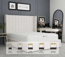 DS Living Bliss Medium Gel Glacier Spring Mattress - thumbnail 6