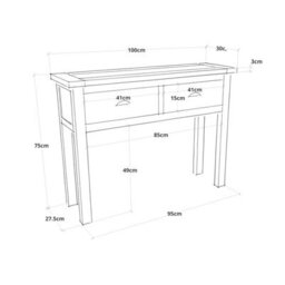 Cabinet Bits Lovere Off White 2 Drawer Console Table Satin Chrome Cup - thumbnail 8