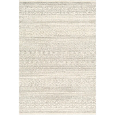Livabliss Maroc-Hand Tufted Grey Ivory Brown Global Living Dining Bedroom Rug 152 X229 Cm Easy Care, Non Shedding - image 1