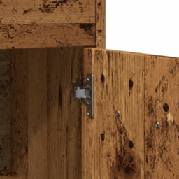 Berkfield Bathroom Cabinet Old Wood 60X33X80 Cm Engineered Wood - thumbnail 8