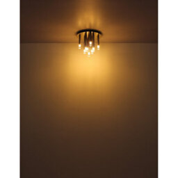 Luminosa Lighting Luminosa Ryan Multi Arm Semi Flush Ceiling Lamp Nickel Matt 9X G9 - thumbnail 4