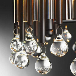 Luminosa Lighting Elstead Piper 2 Light Indoor Wall Light Espresso, E14 - thumbnail 5