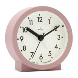 Acctim Gaby Analogue Dusty Rose Alarm Clock - thumbnail 3