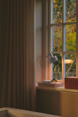 Nordlux Matis Metal Table Lamp Perforated Shade White,mains - image 1