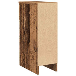 Berkfield Bedside Cabinets With Drawer 2 Pcs Old Wood 20X36X60 Cm - thumbnail 8