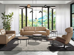 Angel Cerda Stylish Round Coffee Table In Rattan And Black Steel For Modern Homes - thumbnail 6