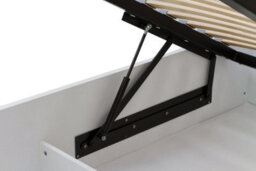 Arte Alpine White Hydraulic Ottoman Bed H94Cm X W172Cm - Spacious Storage & Serene Design - thumbnail 6