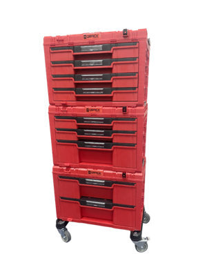 Qbrick System Prime - Drawer Set 1, Red Ultra Hd - image 1