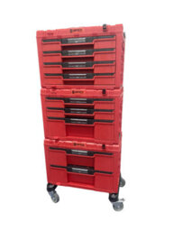 Qbrick System Prime - Drawer Set 1, Red Ultra Hd - thumbnail 1