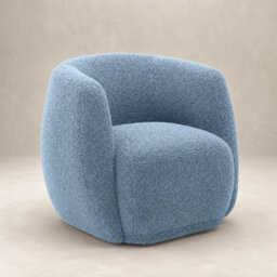 Where Saints Go Ltd Armchair George Bluebell Sherpa Fabric Tub Frame 66Cm By Where Saints Go - thumbnail 2