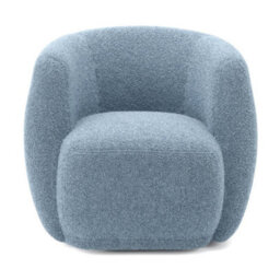 Where Saints Go Ltd Armchair George Bluebell Sherpa Fabric Tub Frame 66Cm By Where Saints Go - thumbnail 3