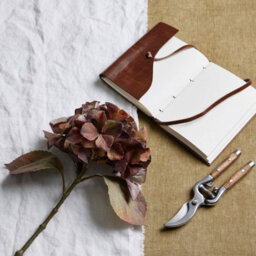 Wyld Haus Set Of 3 Artificial Flowers Mixed Autumn Browns Single Hydrangea Stems - thumbnail 4