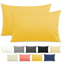 Pamposh 400 Thread Count Egyptian Cotton Pillow Cases 2 Pack Breathable Ultrasoft Pillow Covers - thumbnail 2