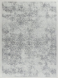 Livabliss Floransa-Vintage Charcoal Ivory Grey Traditional Boho Living Dining Bedroom Rug 120 X 170 Cm Easy Care, Non Shedding - thumbnail 1