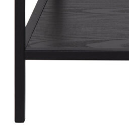 Furniture To Go Seaford Black Metal Coffee Table Set With Glass Top - thumbnail 8