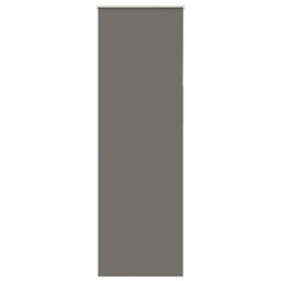 Berkfield Durable Roller Blind Blackout Grey 85X230 Cm Fabric Width 80.7 Cm Polyester - thumbnail 1