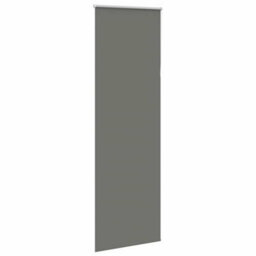 Berkfield Durable Roller Blind Blackout Grey 85X230 Cm Fabric Width 80.7 Cm Polyester - thumbnail 3