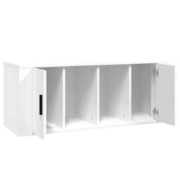 Berkfield Tv Cabinet White 100X35X40 Cm Engineered Wood - thumbnail 7