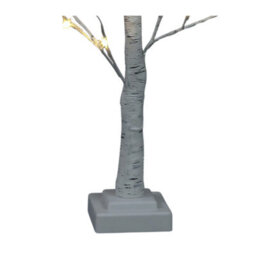 Snowtime Christmas Tree Light Up Decoration White Birch 24 Warm White Leds Indoor 60Cm - thumbnail 5