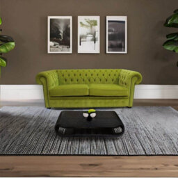 Chesterfield Handmade 3 Seater Sofa Settee Pimlico Zest Green In Classic Style - thumbnail 4