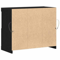 Walplus Sideboard Black 81 X 37 X 67 Cm Engineered Wood - thumbnail 5
