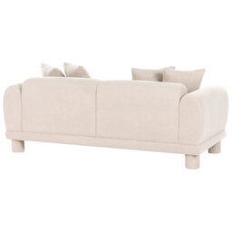 Beliani Sofa 3 Seater Pori Boucle Beige - thumbnail 6