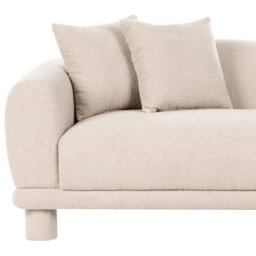 Beliani Sofa 3 Seater Pori Boucle Beige - thumbnail 7