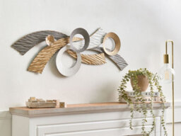 Beliani Wall Decor Timahoe Metal 31 Cm Gold - thumbnail 2