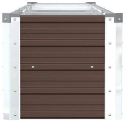 Walplus Garden Raised Bed Galvanised Steel 320X40X45 Cm Brown - thumbnail 5