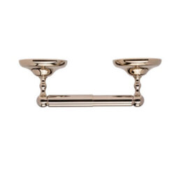 Croydex Grosvenor Flexi-Fix Gold Spindle Toilet Roll Holder - thumbnail 2