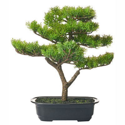 Beliani Artificial Plant Pine 37 Cm Green - image 1