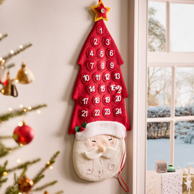 Dibor Jolly Santa Handing Christmas Advent Calendar For Kids - image 1