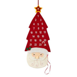 Dibor Jolly Santa Handing Christmas Advent Calendar For Kids - thumbnail 2