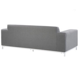 Beliani Garden Sofa 2 Seater Rovigo Grey - thumbnail 5