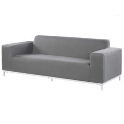 Beliani Garden Sofa 2 Seater Rovigo Grey - thumbnail 4