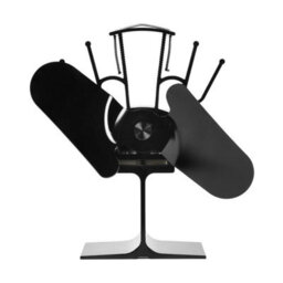 Hearth And Home Heat Powered Stove Fan Black (One Size) - thumbnail 2