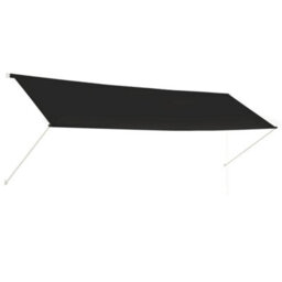Berkfield Retractable Awning 400X150 Cm Anthracite - thumbnail 2